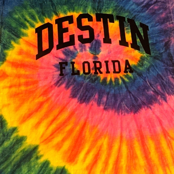 Destin, Florida tie dye tee - Picture 1 of 2